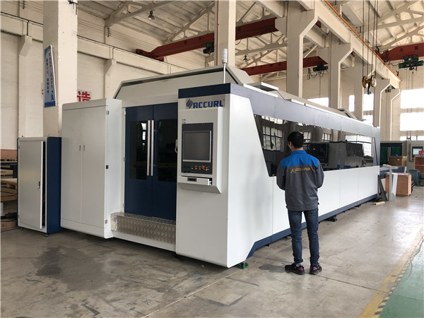 Høyhastighets 700W 1000W CNC Fiber Laser Cutting Machine for rustfritt stål karbon stål jern metall